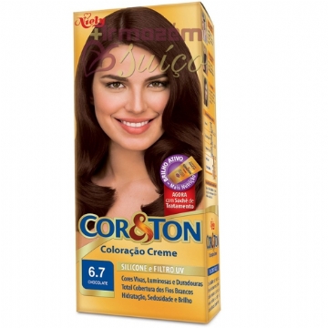 Foto Coloração Cor&ton 6.70 Chocolate